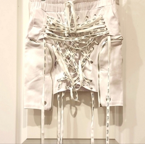 Akira All Tied Up Mini Skirt - Picture 7 of 9